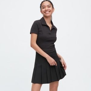 Uniqlo Pleated Mini Skirt - Black - NWT